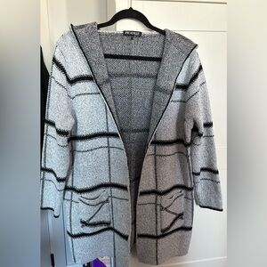 Beautiful PICCADILLY Cardigan Sweater with Pockets and Hood